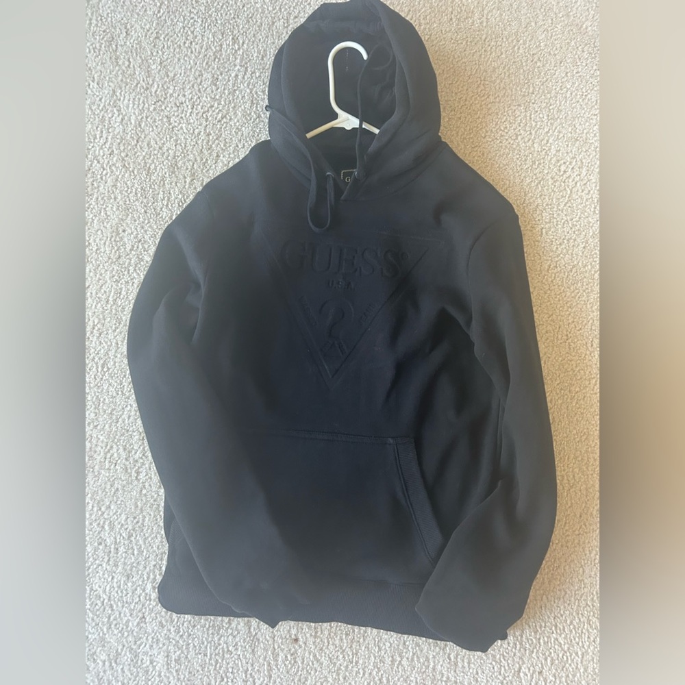 GUESS Men's Black Hoodie